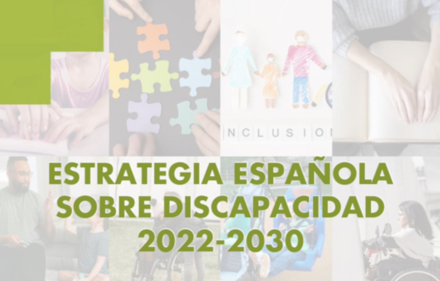 Portada de la Estrategia Española sobre Discapacidad 2022 a 2030