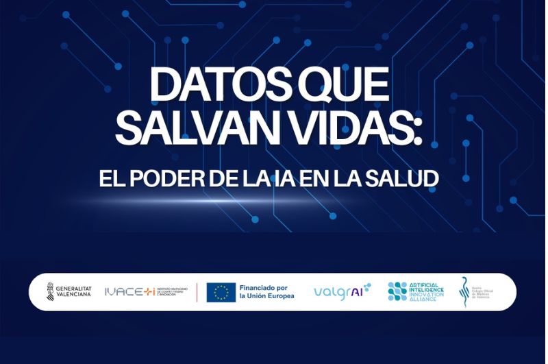 Cartel de la jornada "Datos que salvan vidas", organizada por Valgrai y celebrada en el Colegio de Médicos de Valencia en octubre de 2025