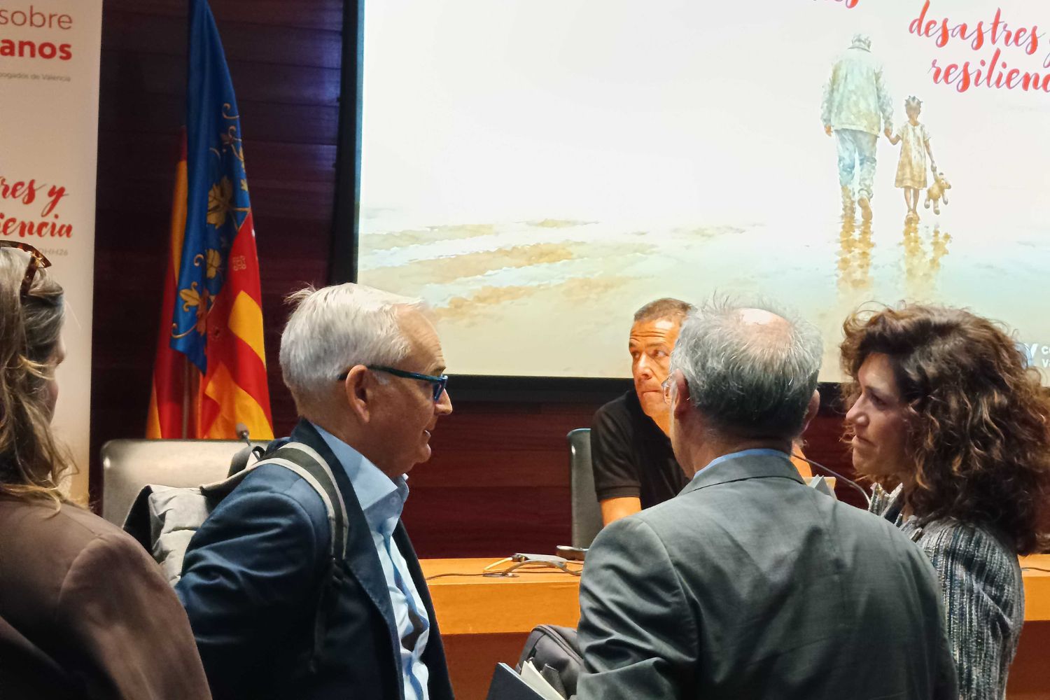 Momento de descanso en el Congreso Internacional sobre Derechos Humanos, Desastres y Resiliencia